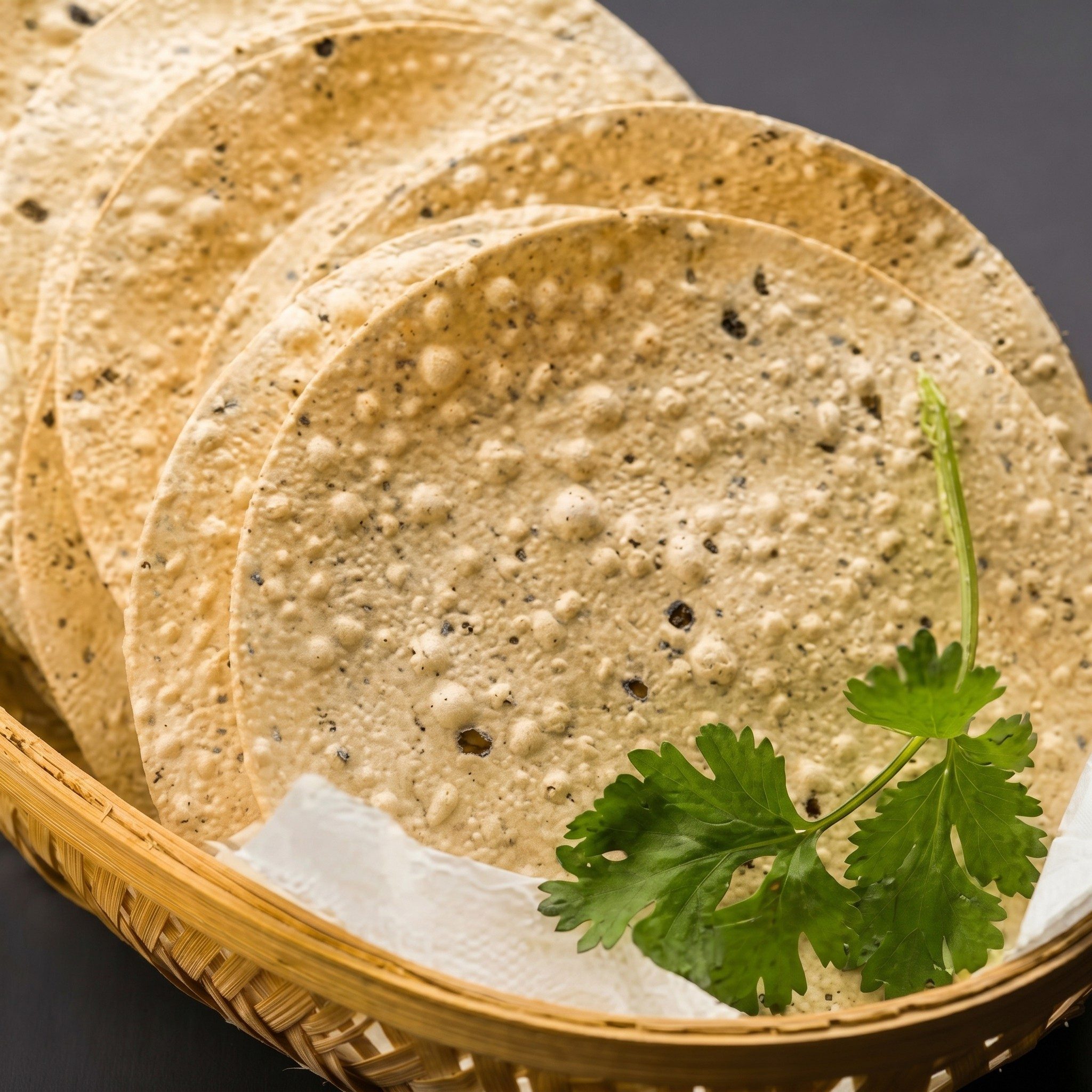 Papadum.