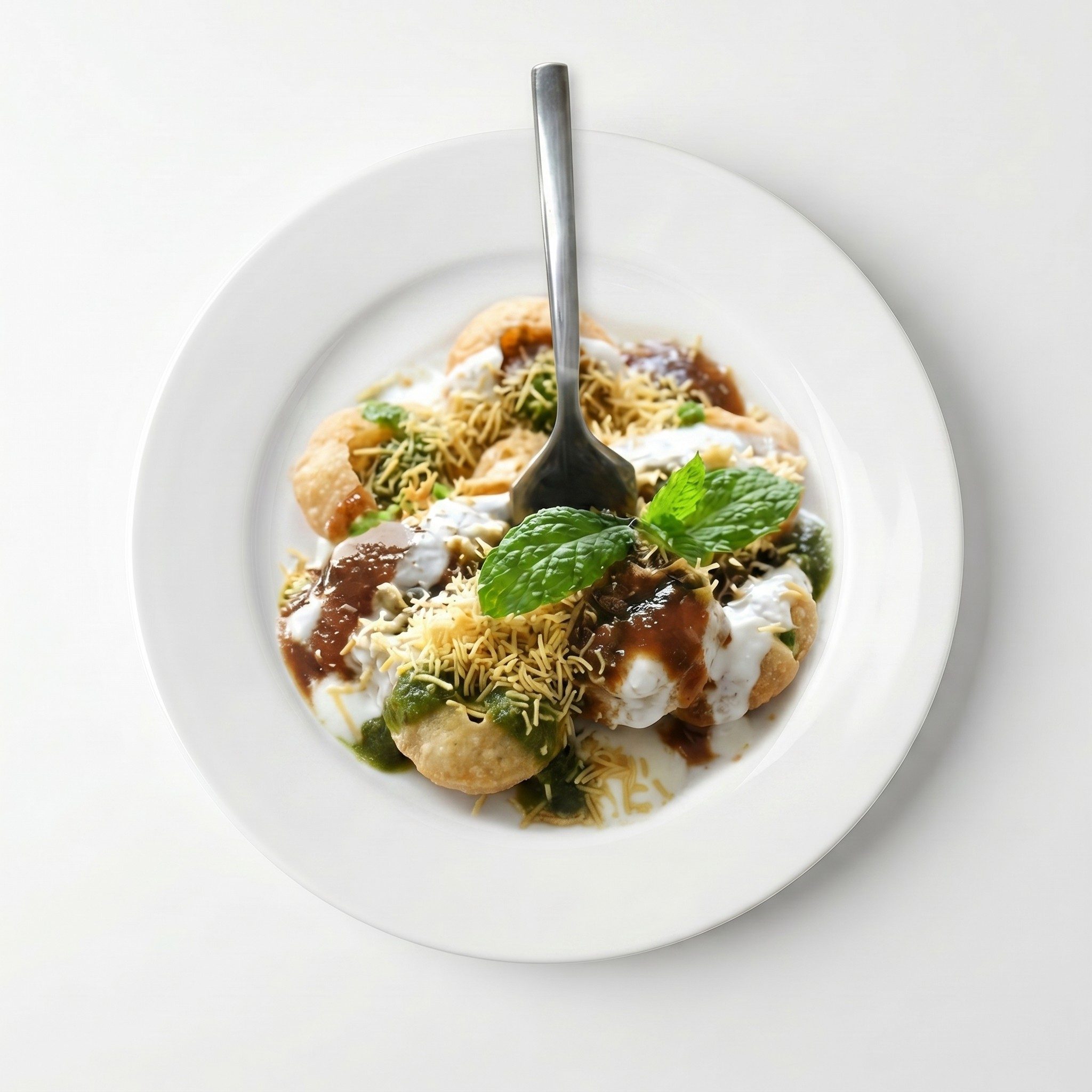 Aloo Tikki Chaat.