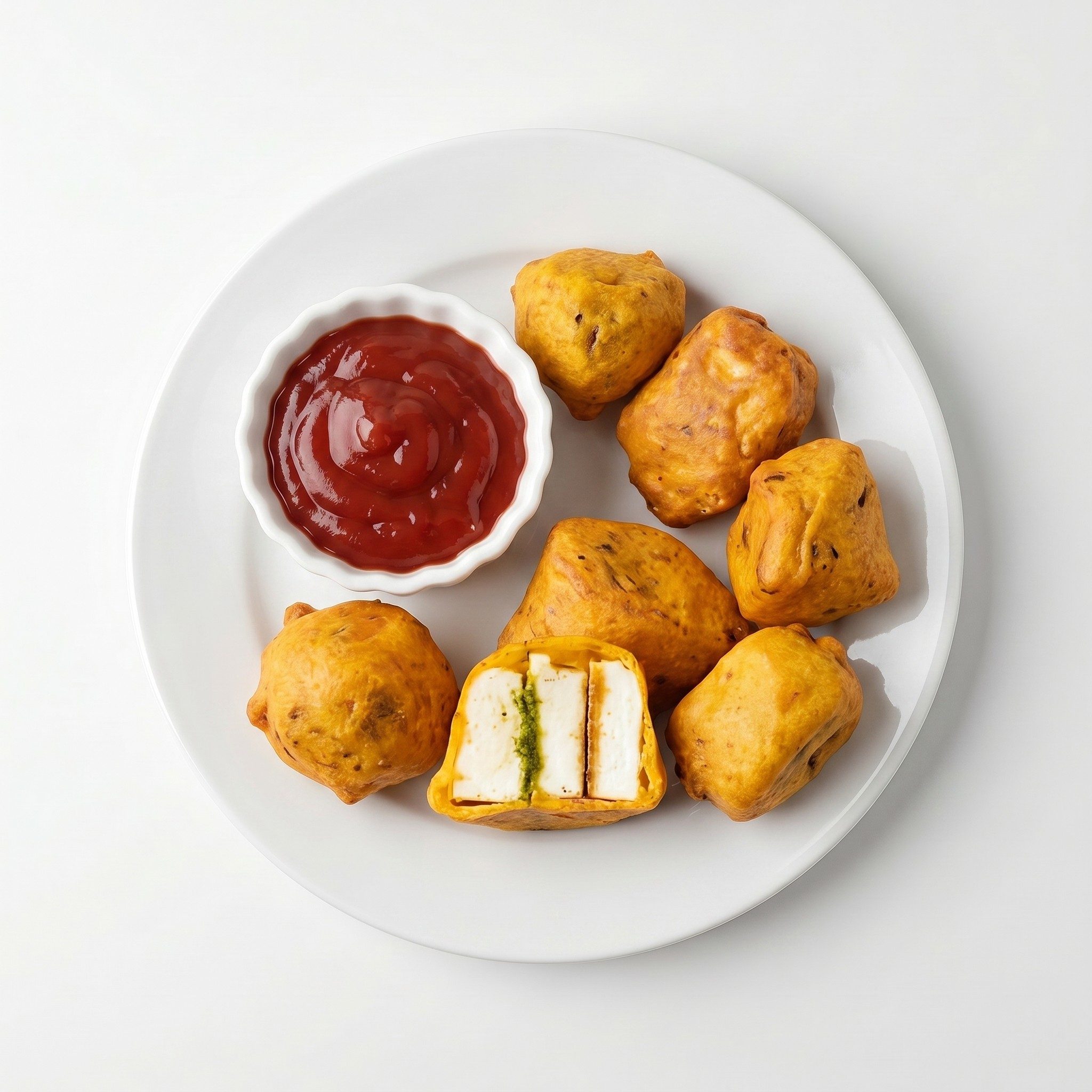 Paneer Pakoras.