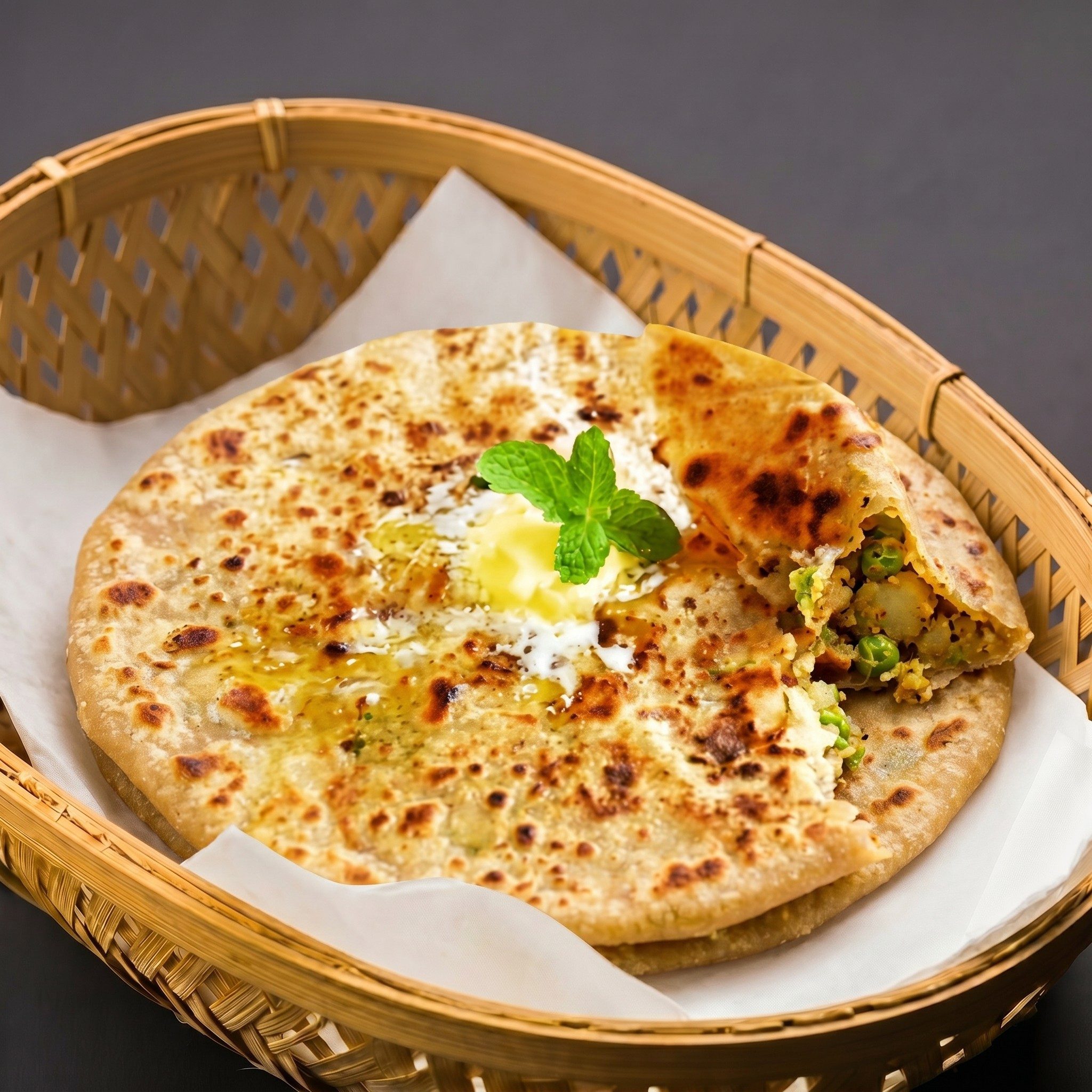 Aloo Paratha.