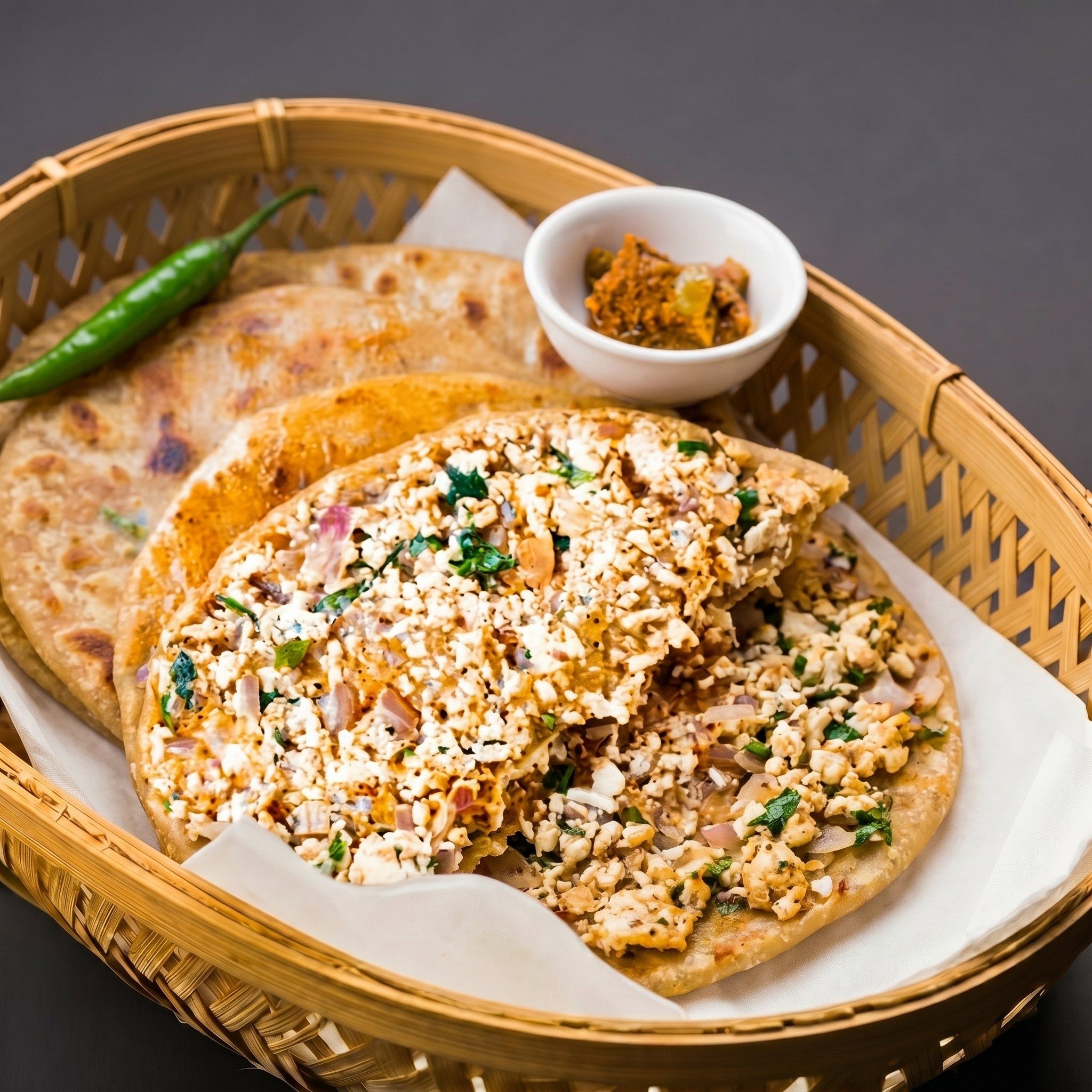 Paneer Paratha.