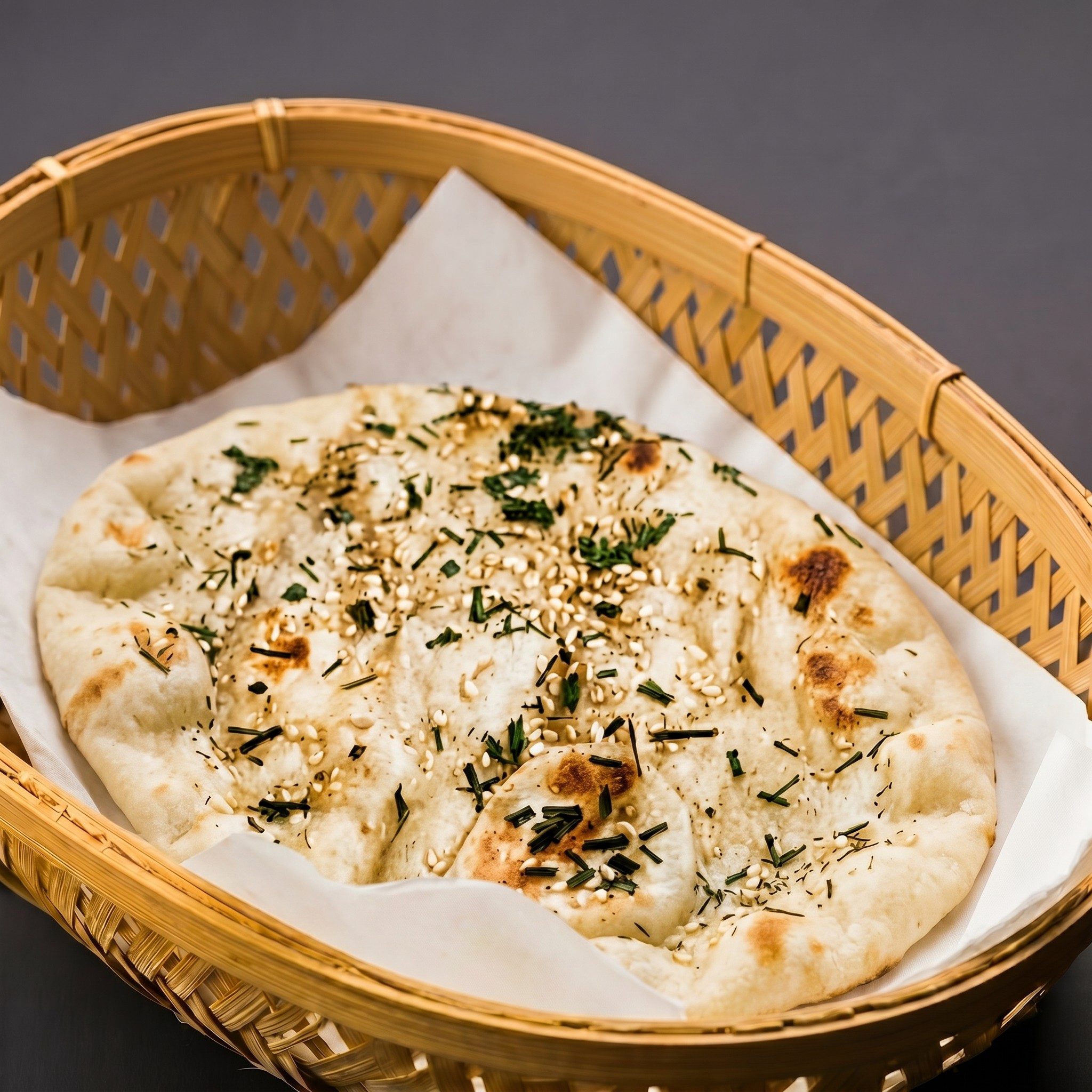 Sesame Naan.