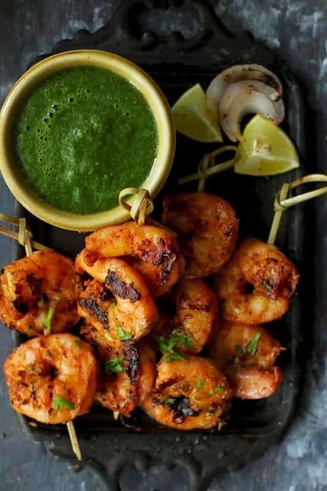 Tandoori Shrimp.