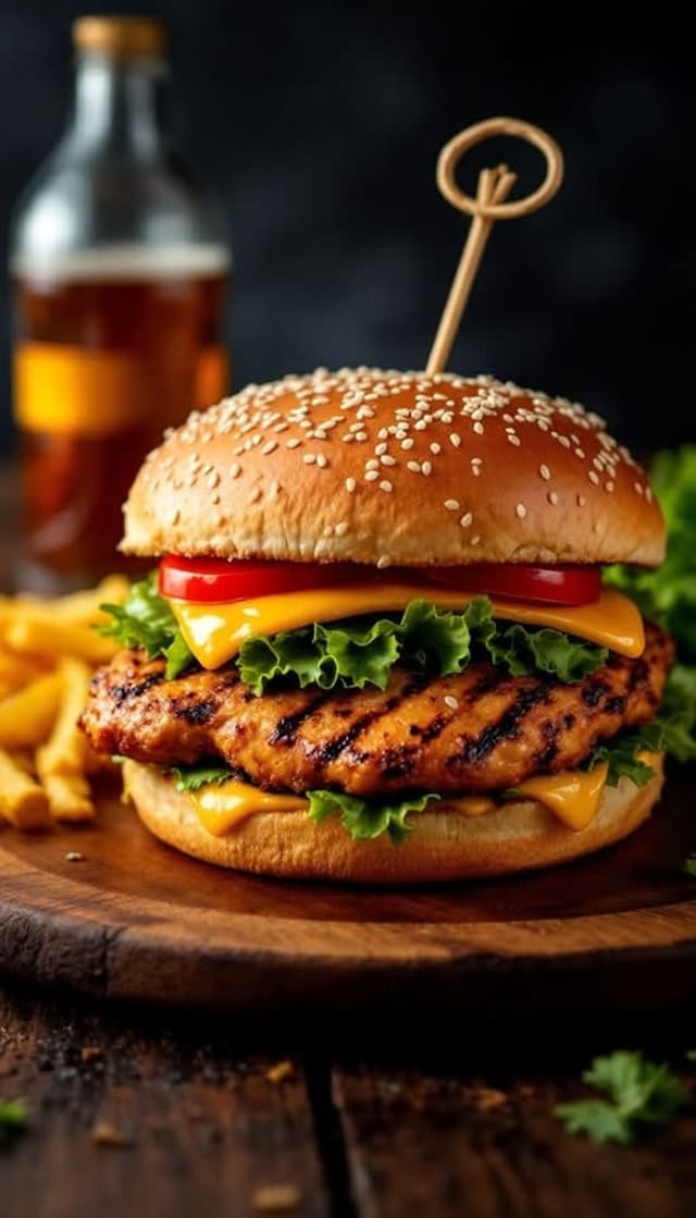 Chicken Burger.